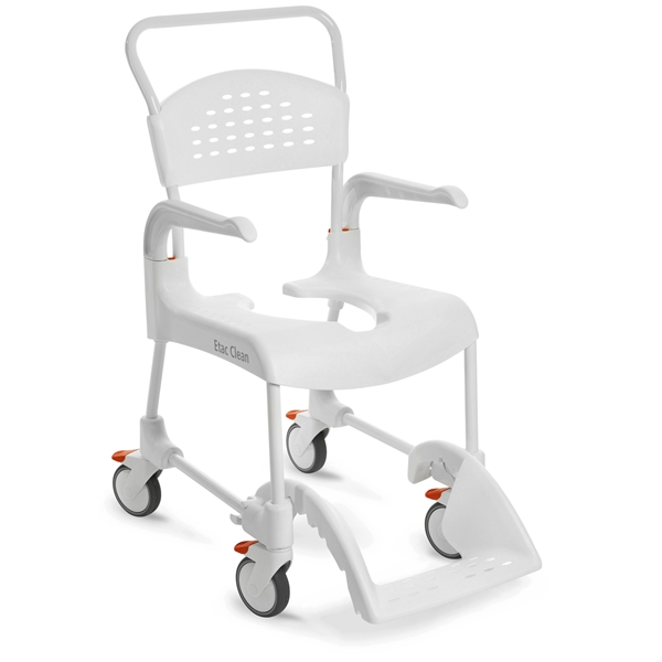 Douche-toiletrolstoel Etac Clean - 4 kleine wielen