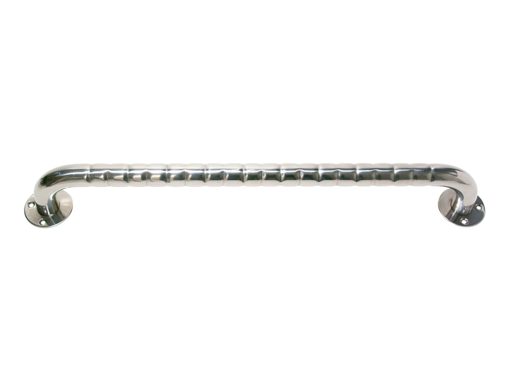 Wandbeugel inox met antislip ribbels - Drive - 30 cm