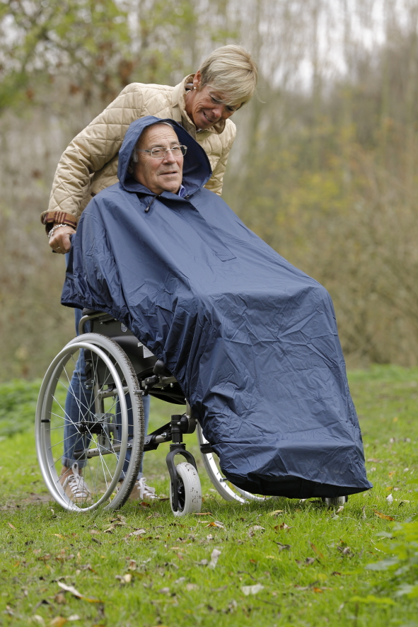 uee! Rolstoelponcho tot de voeten zonder mouwen -- ALT AD170004