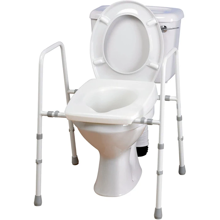 Toiletkader met zitting Stirling hoogte en breedte aanpasbaar