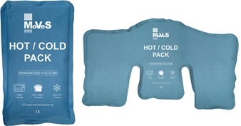 Warmte/koude pakking met kleivulling Soft Touch - S - 15 x 25 cm