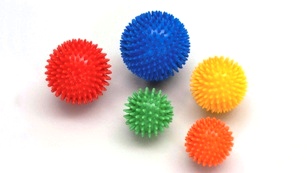 Massage Balls  7 cm - groen -- AA90003B