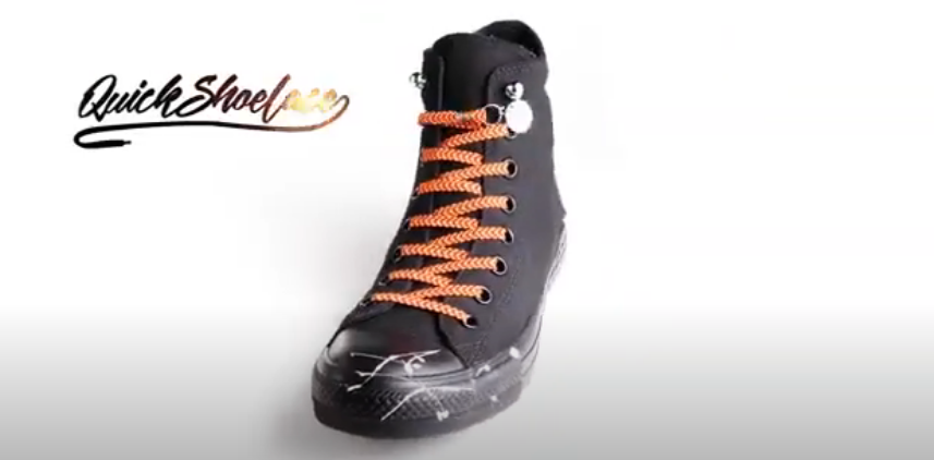 Quickshoelace elastische schoenveters - neon - rainbow (1 paar)