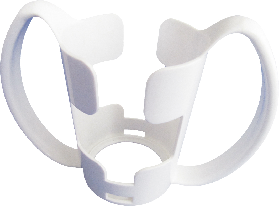 Porte-gobelet avec 2 anses pour gobelet Adhome - blanc