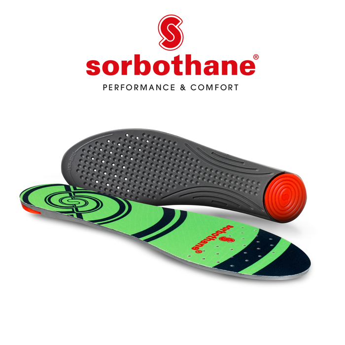 Sorbothane Single Strike schokabsorberende inlegzolen (per paar)