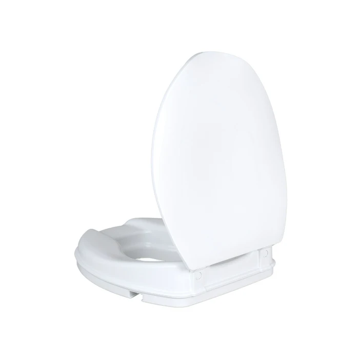 Toiletverhoger met deksel Savanah 5 cm - wit -- AA2112L