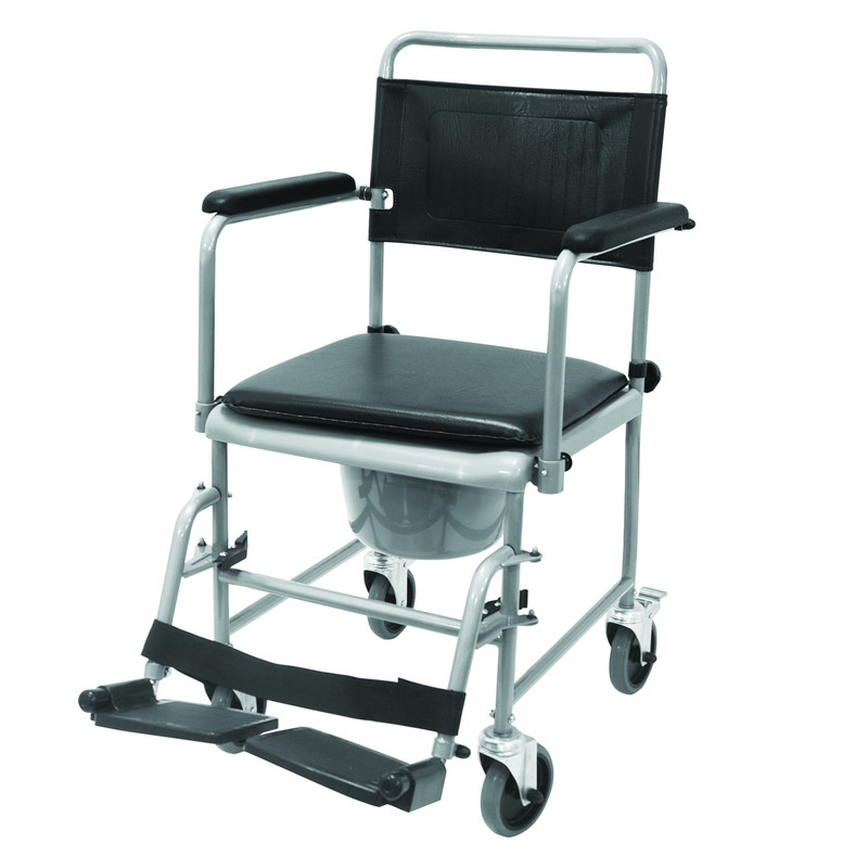 Toiletrolstoel met voetsteunen - Drive TRS 130