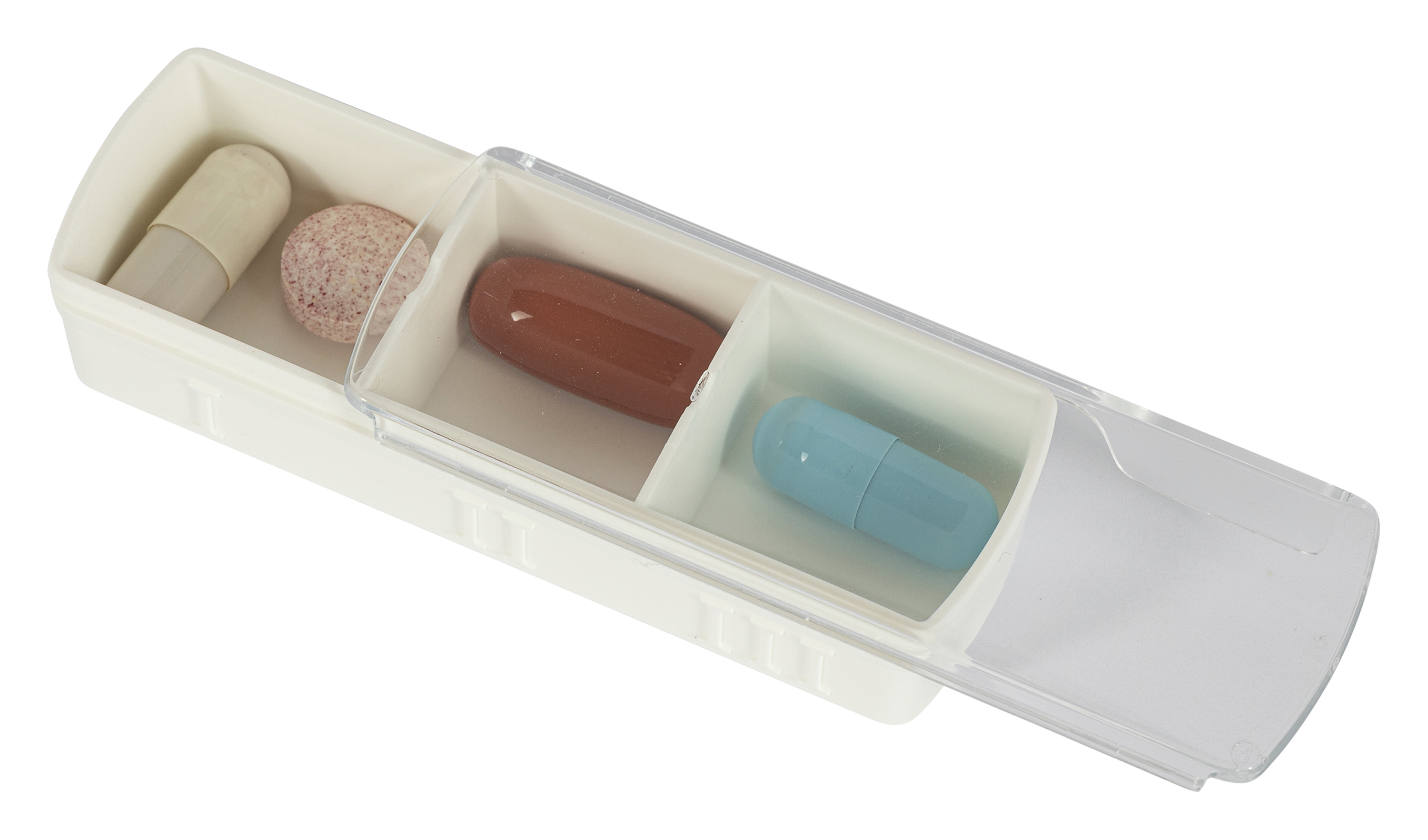 Pillendoos ANABOX - Mini Plus met pillensplijter - voor 31 dagen