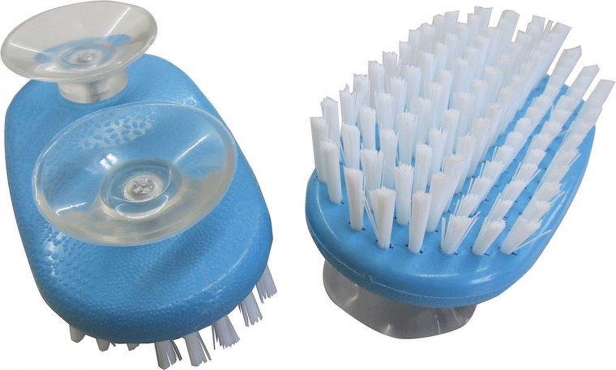 Brosse à main sur ventouses pour usage uni manuel