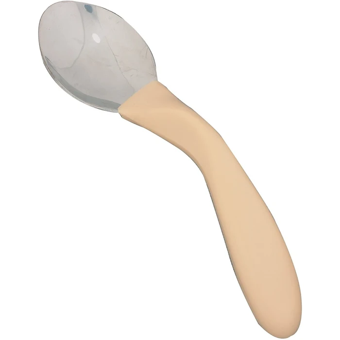 Gebogen bestek Caring lepel links gebogen - voor de rechterhand -- AA5573R