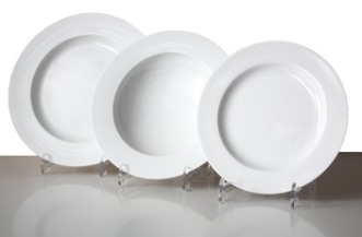 Servies Ornamin - Culinar- melamine - dessertbord - 22 cm - wit