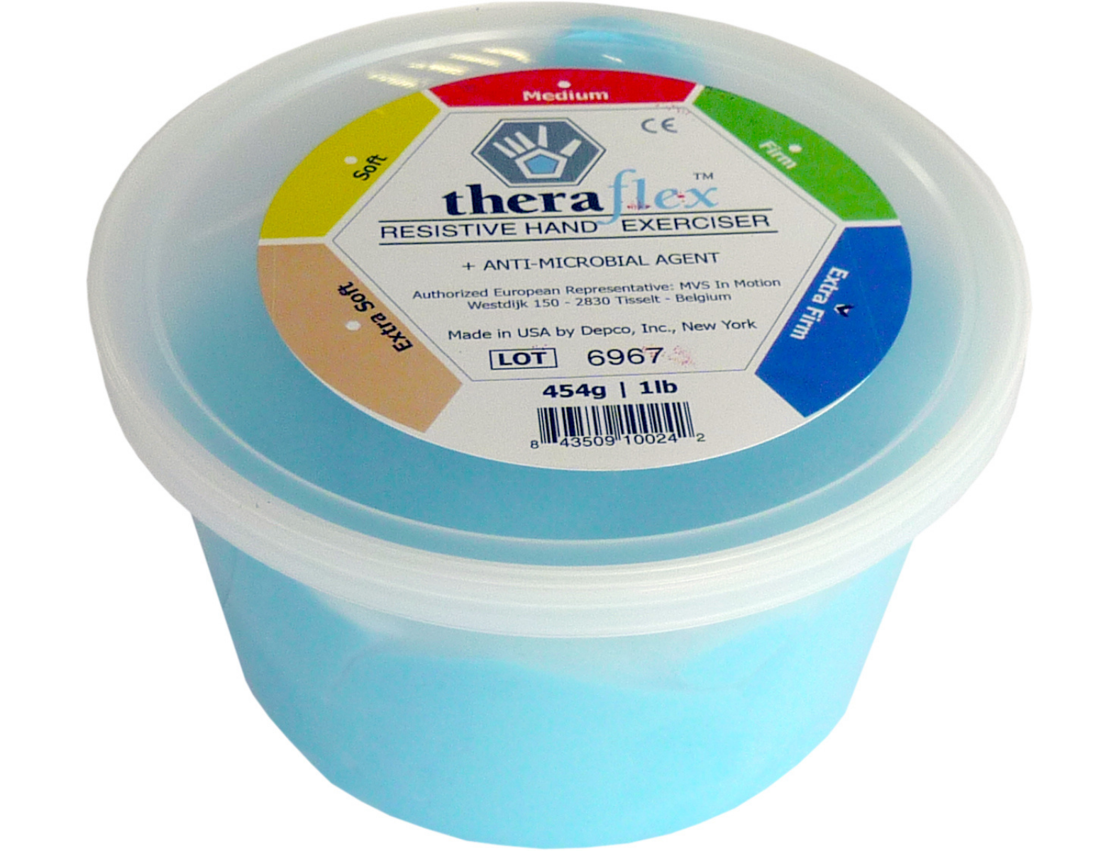 Theraflex kneed putty - 85 gr - extra sterk - blauw
