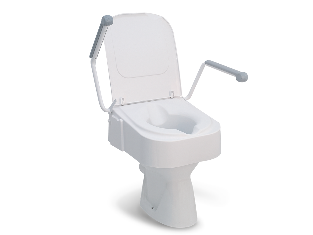 Toiletverhoger in hoogte verstelbaar met opklapbare armsteunen TSE 150