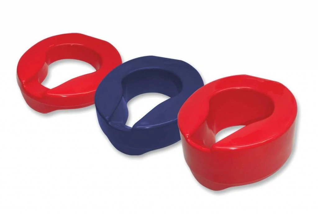 Toiletverhoger in contrastkleur 5 cm - rood