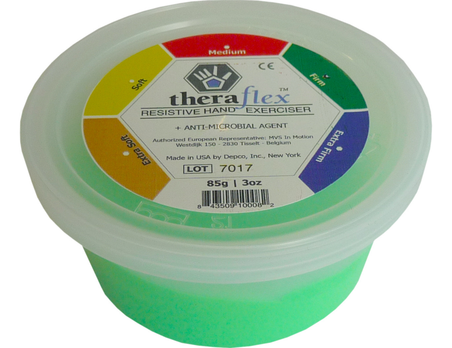 Theraflex kneed putty - sterk - groen