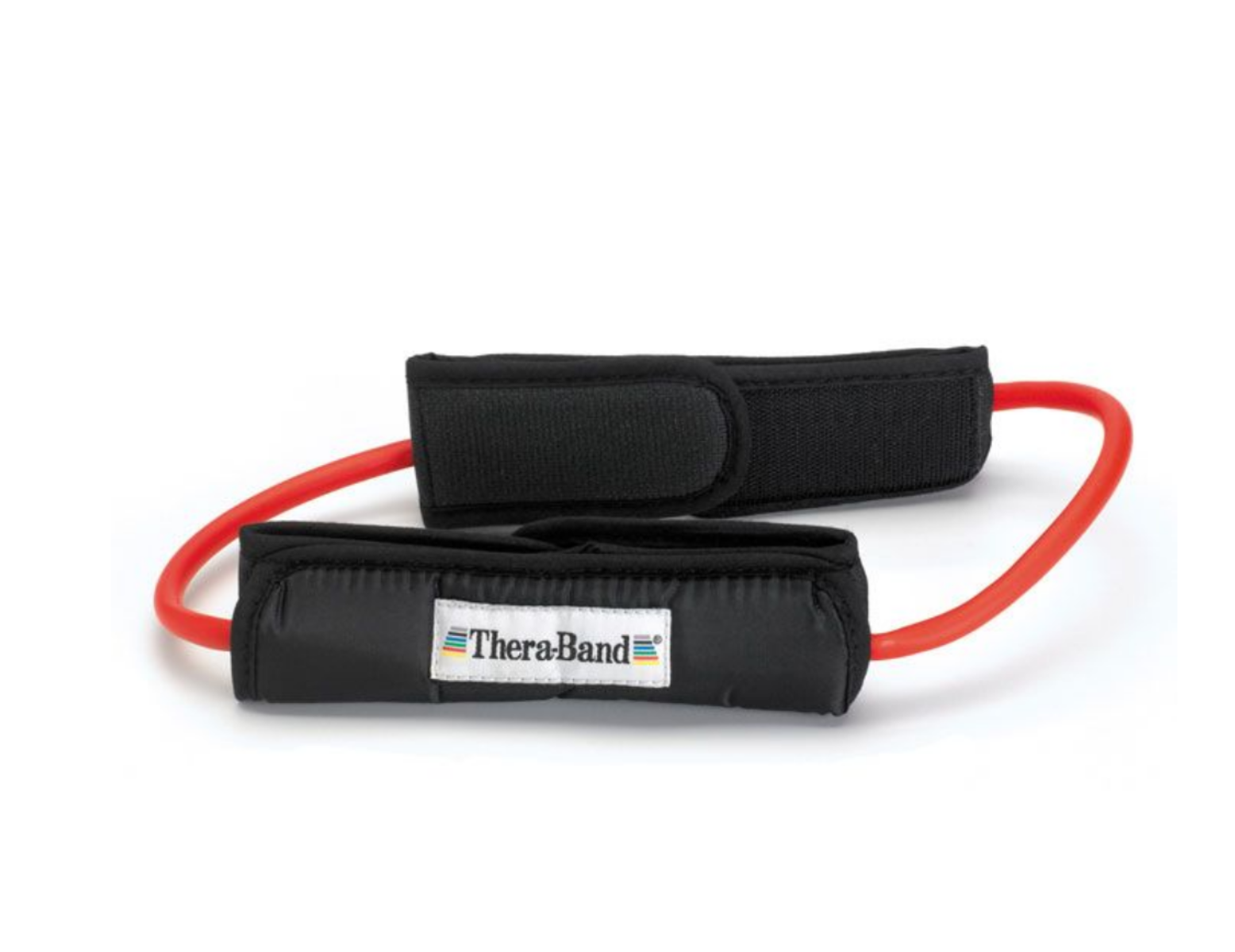 Thera-Band Tubing Loop met cuff - medium - rood