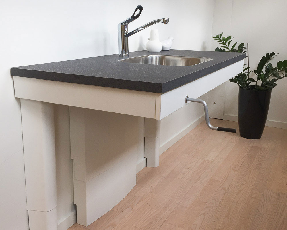 FlexiManual hoog-laagframe voor werkblad - 60 cm