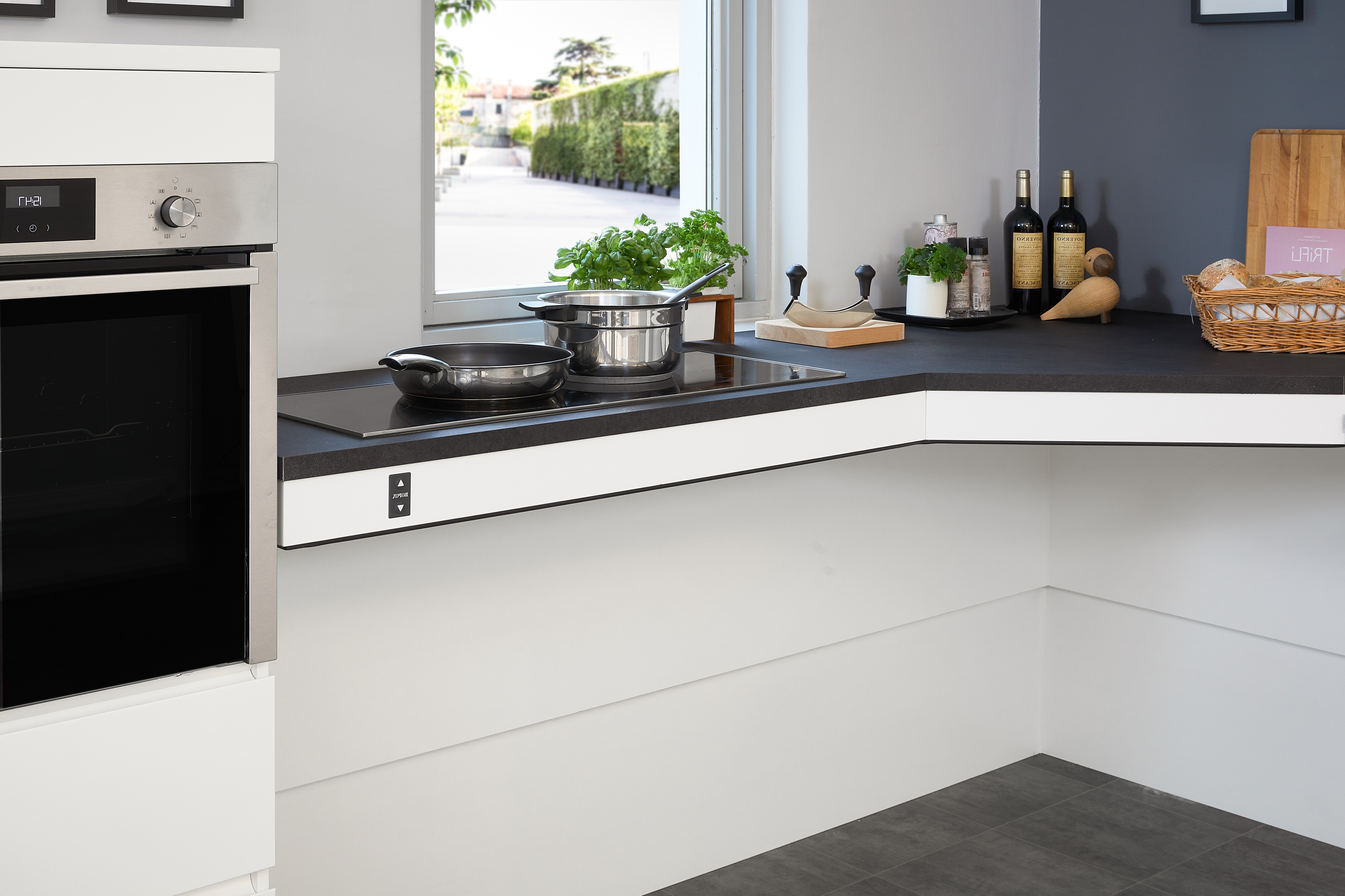 FlexiPlus Corner voor werkblad - elektrisch