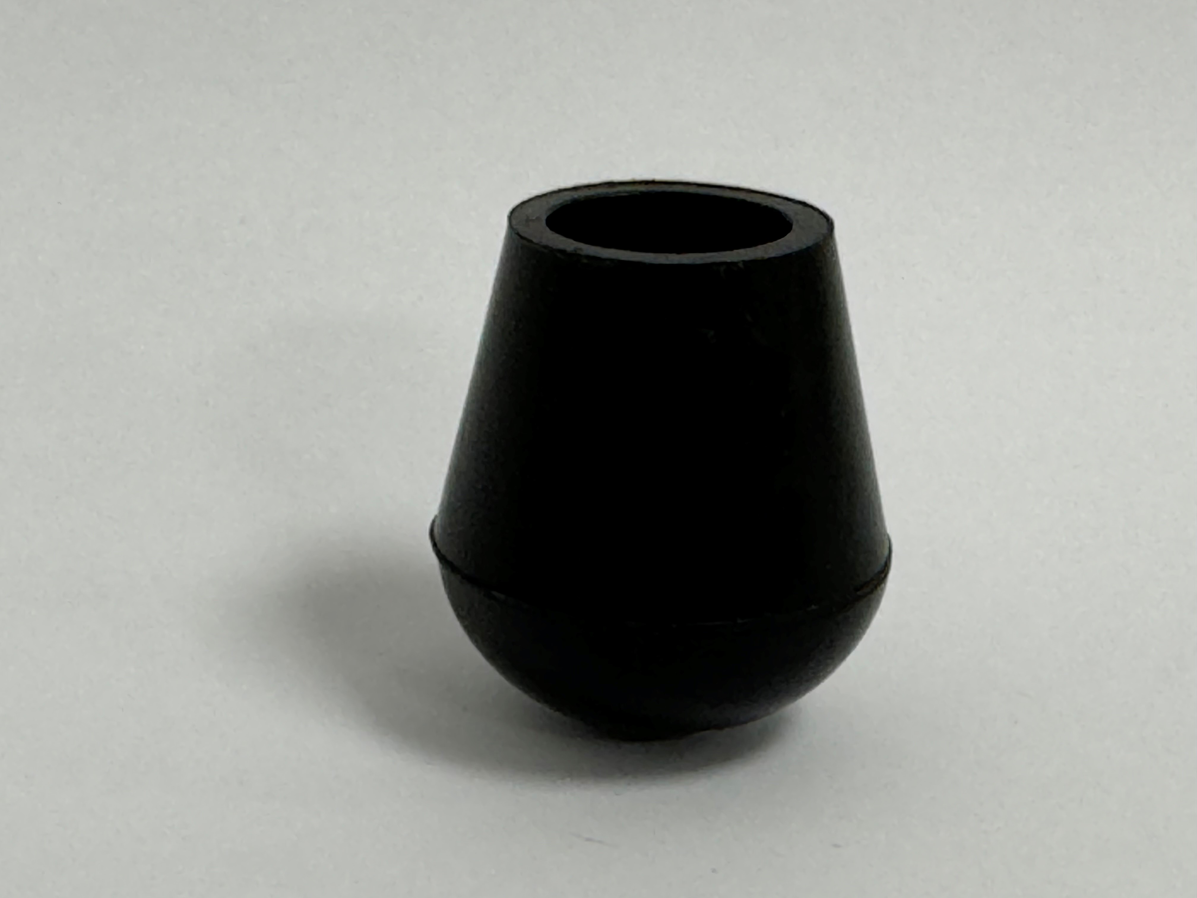 Embout pour canne Pluviose - 17 mm - noir -- PLF1-17