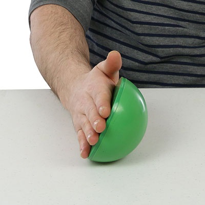 Hand en pols exerciser set - multifunctioneel - 3 halve bollen + 3 handvatten