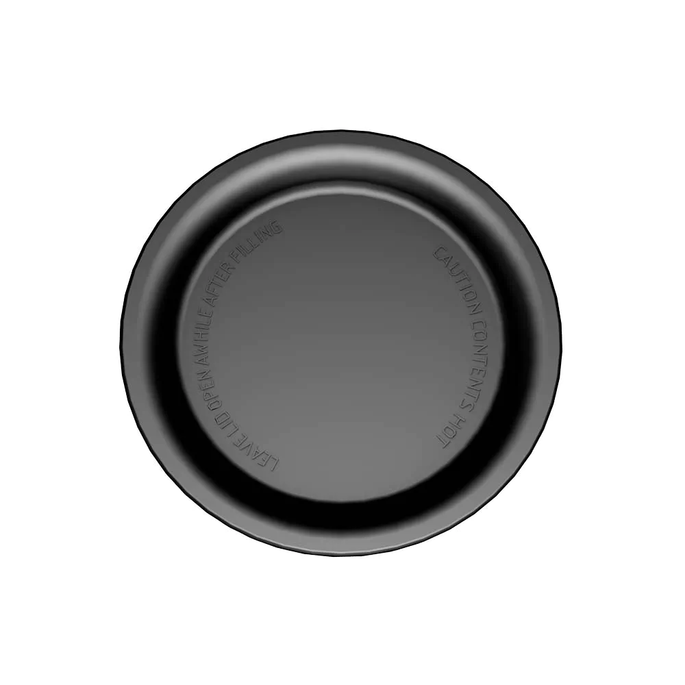 Couvercle Ornamin - 9 cm - sans ouverture - noir