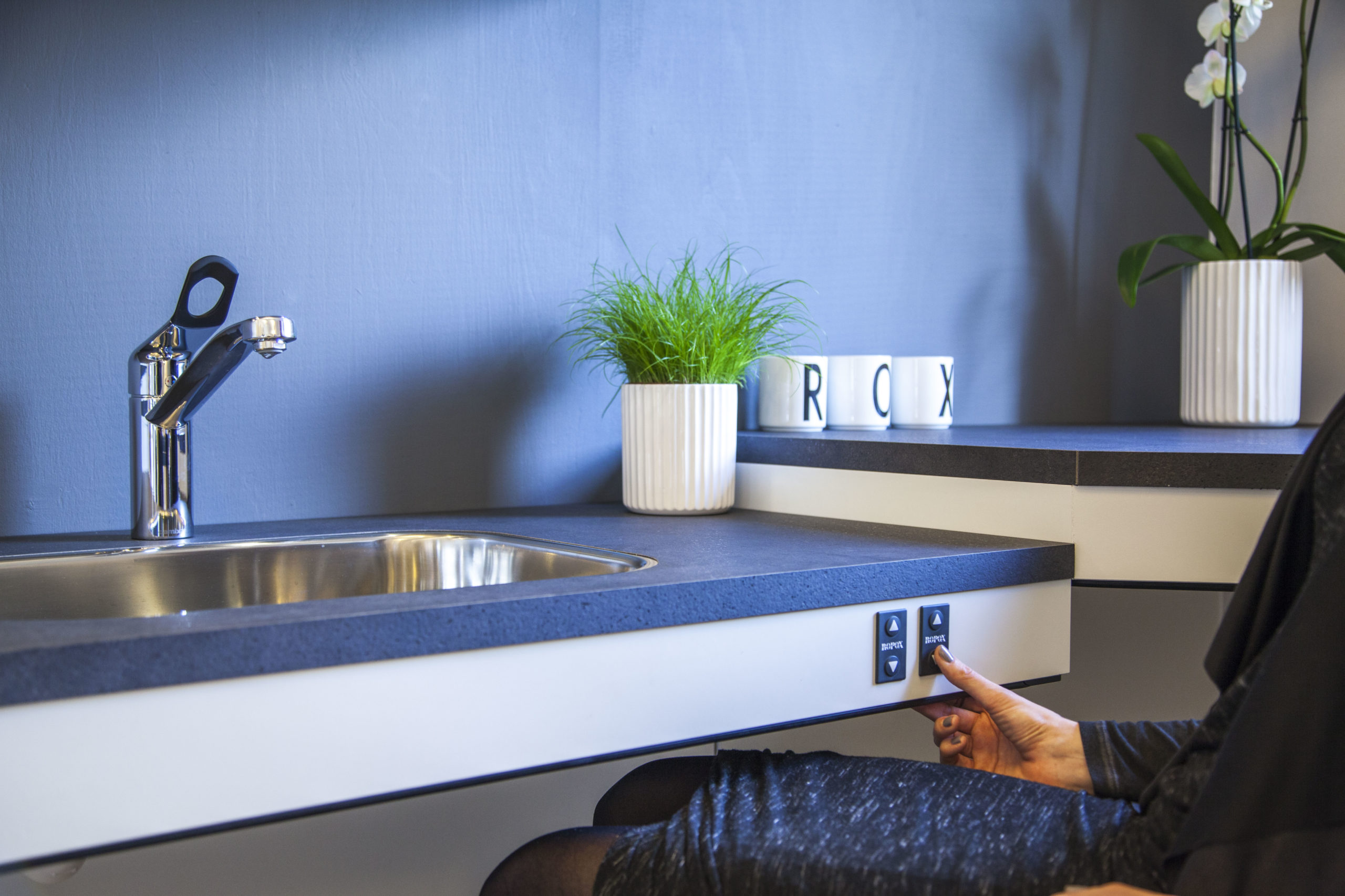 FlexiElectric hoog-laagframe voor werkblad 