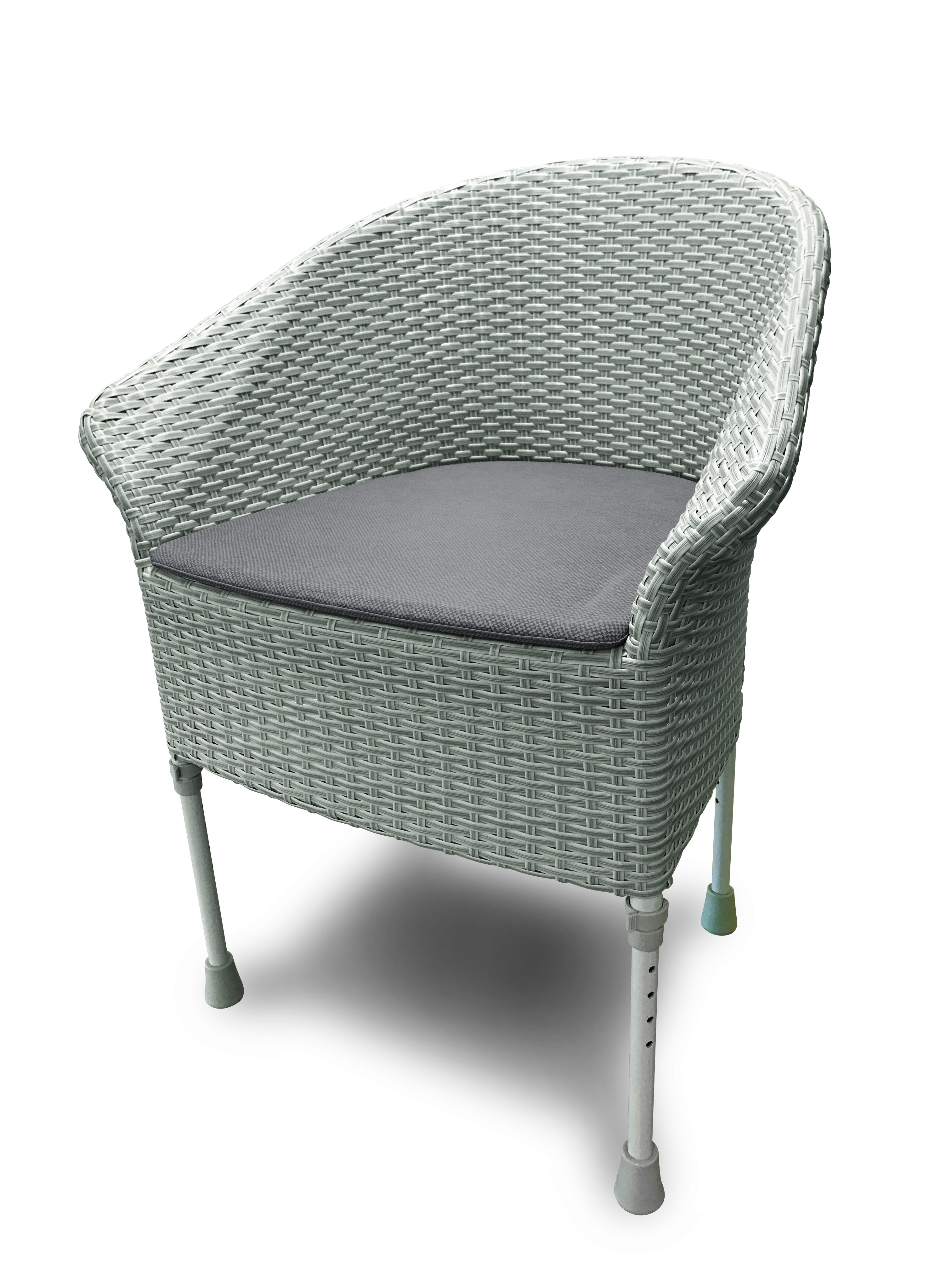 Luxe toiletstoel/zetel Walton beige