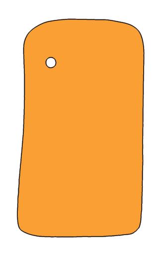 Pre-cut thumb hole polsspalk - 3,2 mm - solid Ortho Semi-sticky (per 2)