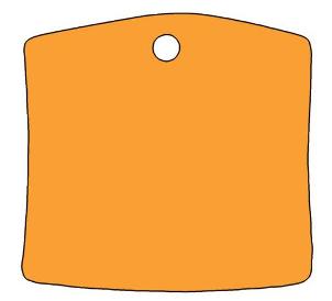 Pre-cut polsimmobilisatie thumb hole circulair - 2,0 mm - micro Ortho Semi-sticky