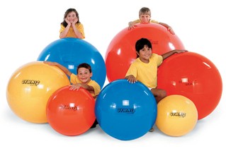 Oefenbal Classic 65 cm - blauw -- AA9080C