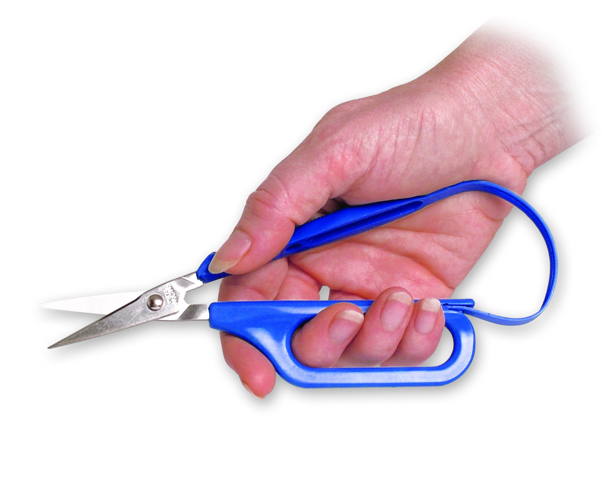 Lichtgewicht schaar met grote handgreep zelfopenend Easi-Grip 45 mm rechts - ronde punt -- LEG-1