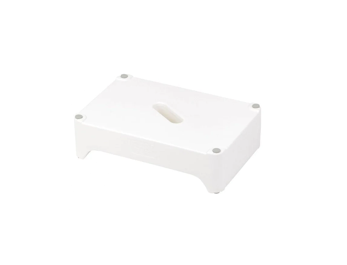Opstapbankje voor bad omkeerbaar 10/15 cm hoog - wit -- AD96599