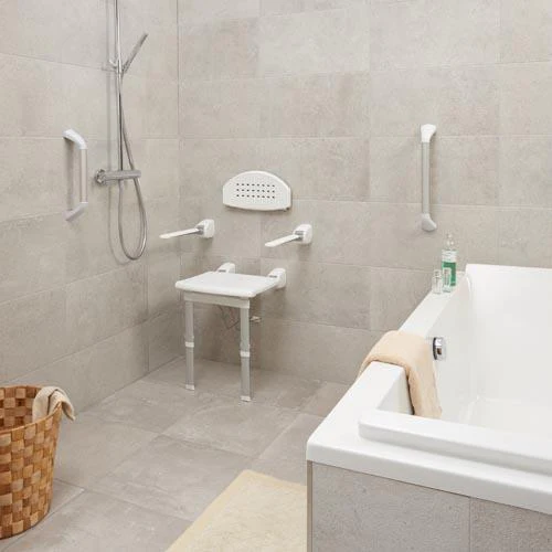 Siège de douche à fixer au mur Profilo