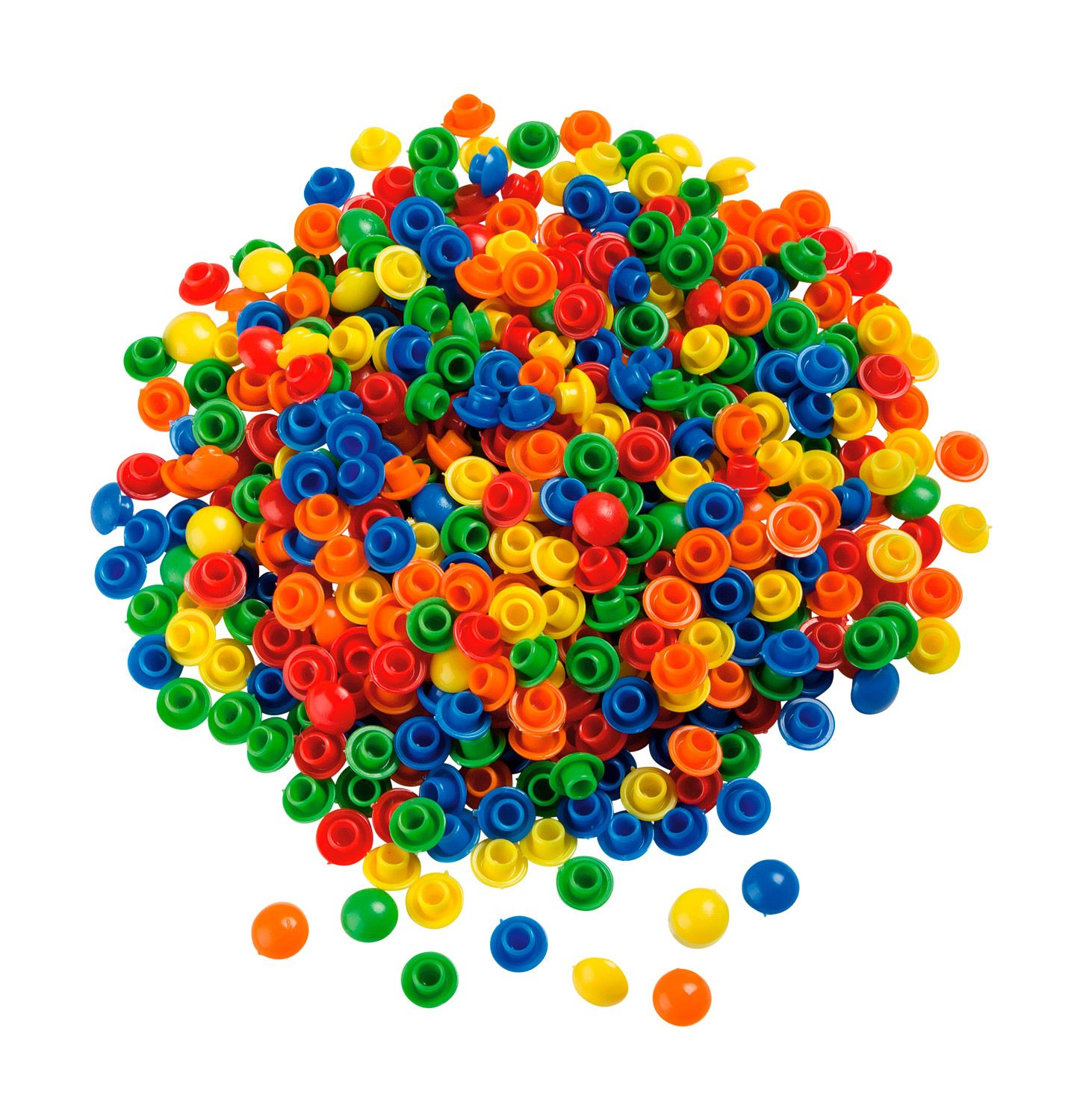 Steekknoppen Rimosa ± 1500 knopjes in 5 verschillende kleuren -- 202212