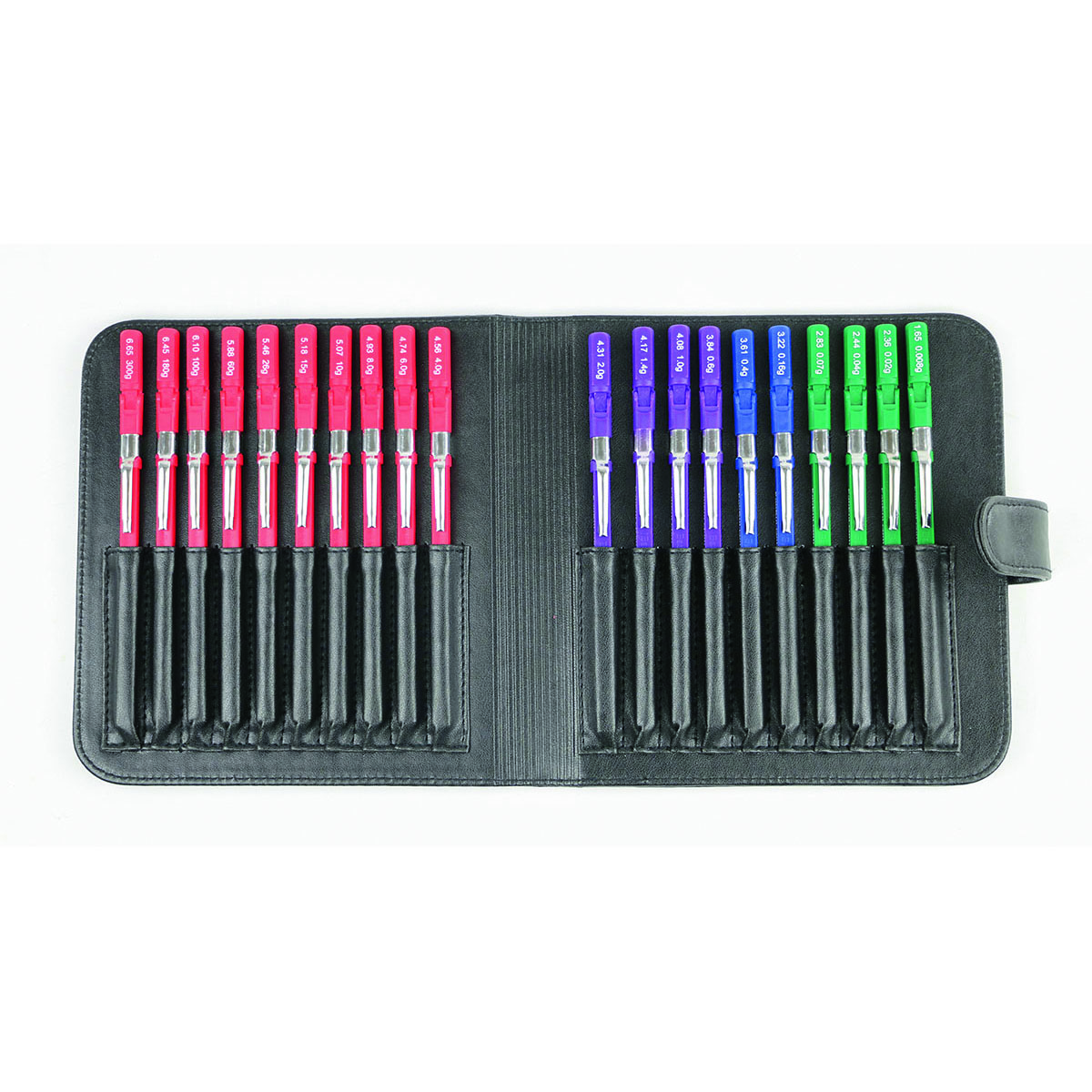 Baseline Fold-Up monofilaments set set van 5 (2,83, 3,61, 4,31, 4,56, 6,65), hand -- 12-1740