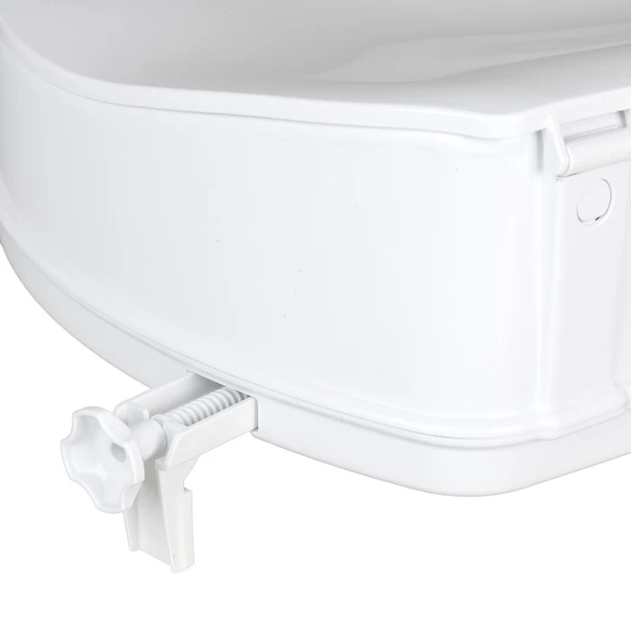 Toiletverhoger met deksel Savanah 5 cm - wit -- AA2112L